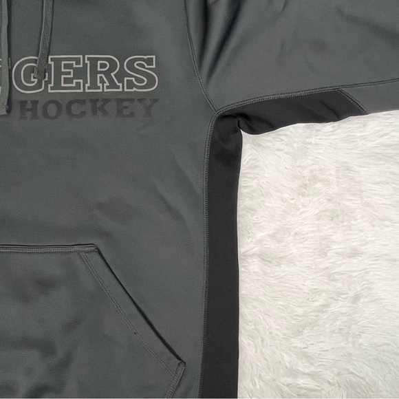 Nike Therma Fit Hoodie Rutgers Field Hockey. Grey Black Size S - Picture 6 of 9